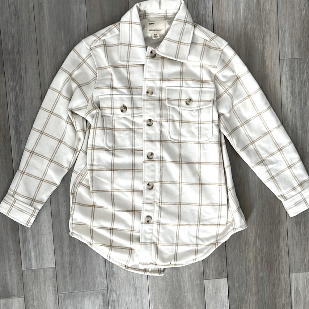 Brand New Plaid Jacket. Size: M